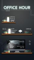 Office Hours GO Weather Widget الملصق