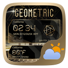 ikon Geometric Weather Widget Theme