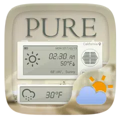 Pure GO Weather Widget Theme