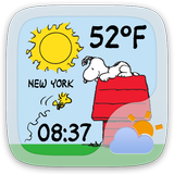 Peanuts Weather Widget Theme أيقونة