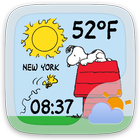 Peanuts Weather Widget Theme أيقونة