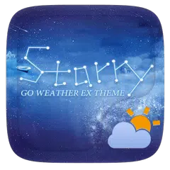 Starry GO Weather Widget Theme APK Herunterladen