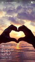 Valentine's Day GO Weather Liv imagem de tela 1