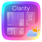 Clarity GO Weather Widget Them icône