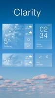 Clarity GO Weather Widget Them capture d'écran 3