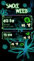 Smoke Weed GO Weather Widget ảnh chụp màn hình 1