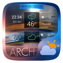 Arch GO Weather Widget Theme APK