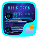 Bule Tech Weather Widget Theme APK