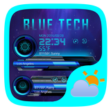 Bule Tech Weather Widget Theme icon