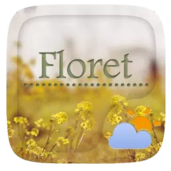 Floret GO Weather Widget Theme APK download