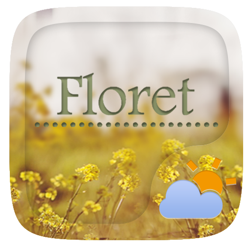 Floret GO Weather Widget Theme