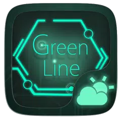 download Green Line GO Weather Widget APK