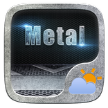 Metal GO Weather Widget Theme