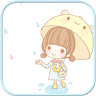 Dasom rain go launcher theme biểu tượng