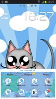 Cute Animals GO Launcher Theme ảnh chụp màn hình 1