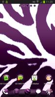 Violet Zebra for GO Launcher ポスター