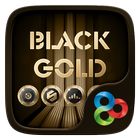 Black Gold GO Launcher Theme ikon