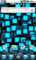 Blue Cube Theme GO Launcher EX 海报