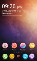 Brilliant GO Launcher Theme تصوير الشاشة 1