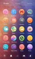 Brilliant GO Launcher Theme تصوير الشاشة 2