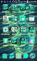 Cyber Girl Theme syot layar 2