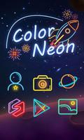 Color Neon GO Launcher Theme Affiche