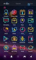 Color Neon GO Launcher Theme syot layar 2