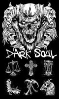 Poster Dark soul GO Launcher Theme