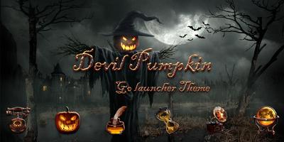 Devil Pumpkin GOLauncher Theme capture d'écran 3