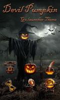 Devil Pumpkin GOLauncher Theme Affiche