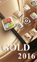 Gold  GO Launcher Theme Affiche