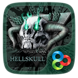 Hell Skull GO Launcher Theme icône