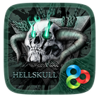 Hell Skull GO Launcher Theme ícone