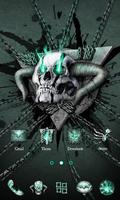 Hell Skull GO Launcher Theme постер