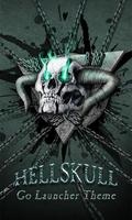 Hell Skull GO Launcher Theme скриншот 2