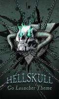 Hell Skull GO Launcher Theme imagem de tela 2