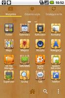 Free Wood Theme Go Launcher EX スクリーンショット 2