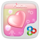 Pink girl GO Launcher Theme APK