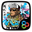 Rock Graffiti GOLauncher Theme