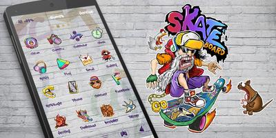 Skate GO Launcher Theme screenshot 2