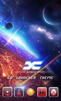 X Space GO Launcher Theme plakat