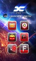 X Space GO Launcher Theme скриншот 1