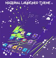 Material Launcher Theme capture d'écran 1