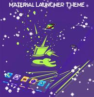 Material Launcher Theme capture d'écran 2