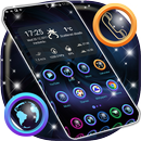 HD Dark Blue Launcher Theme APK