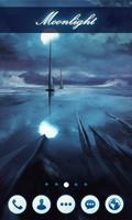 Moonlight River Launcher Theme poster