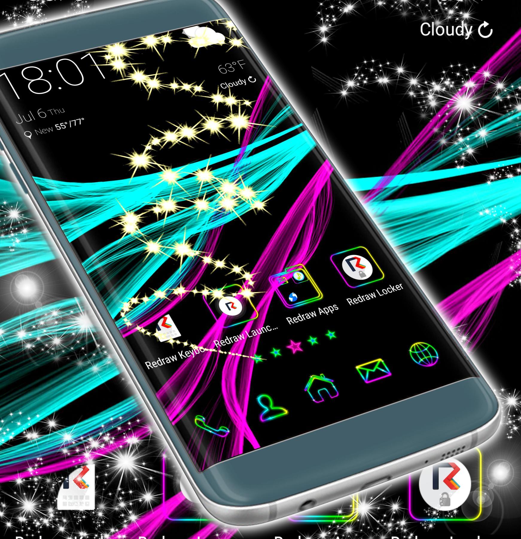 Очень красивые андроиды. Smartphones Neon.