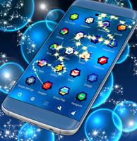 Neon Bubble Theme para Android Cartaz