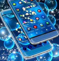 برنامه‌نما Neon  Bubble Theme for Android عکس از صفحه