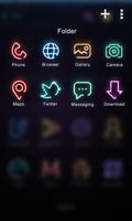 Neon Club GO Launcher Theme capture d'écran 2